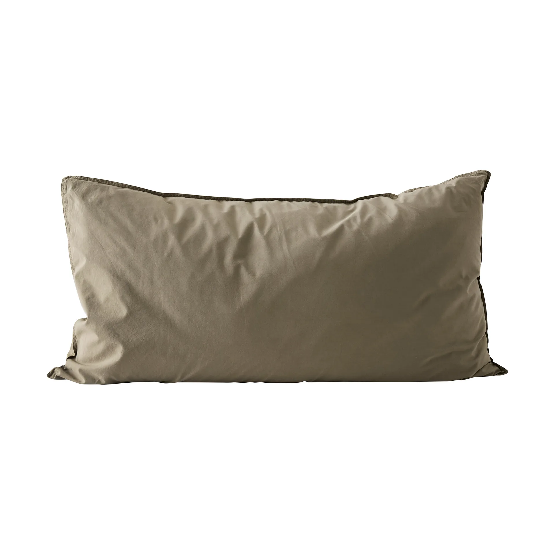Tell Me More Taie d’oreiller Tell Me More en coton Olive, cm — vue 3
