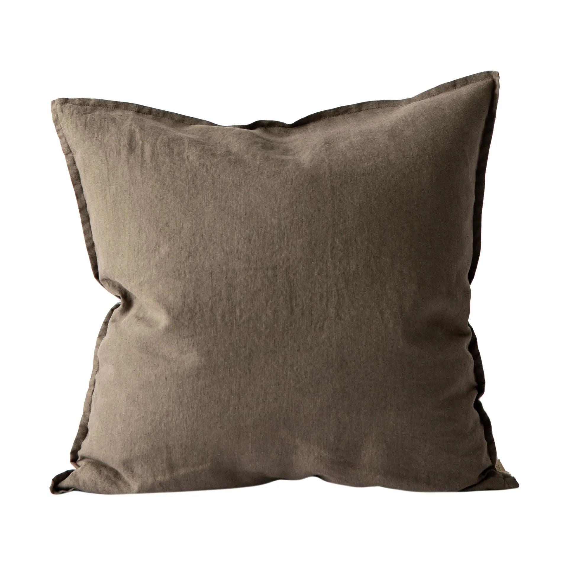 Tell Me More Taie Washed linen cm Taupe