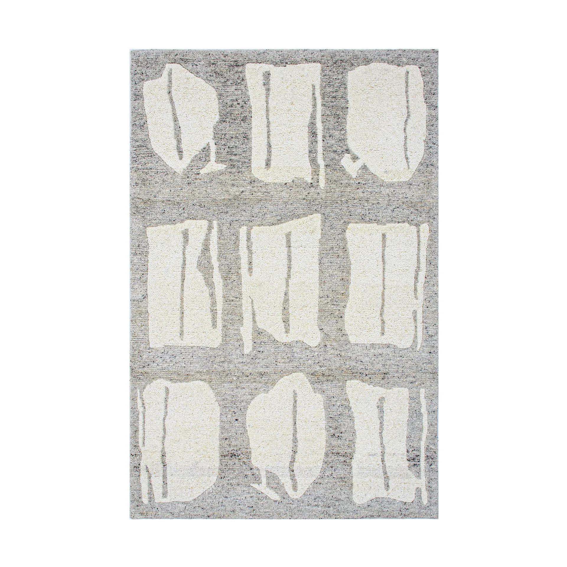 Tell Me More Tapis en laine Millinge Ivory-grey, cm
