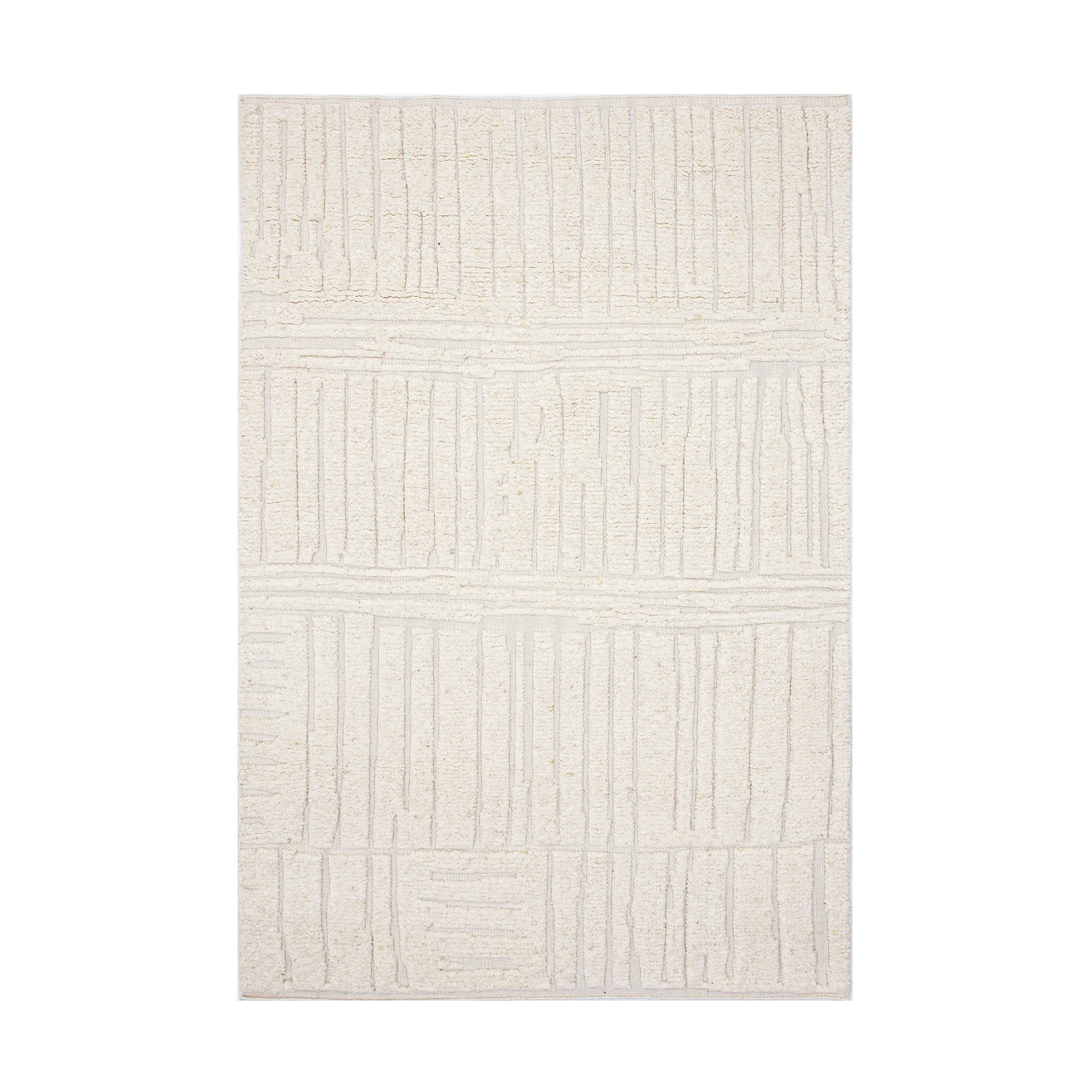 Tell Me More Tapis en laine Sandnes White, cm