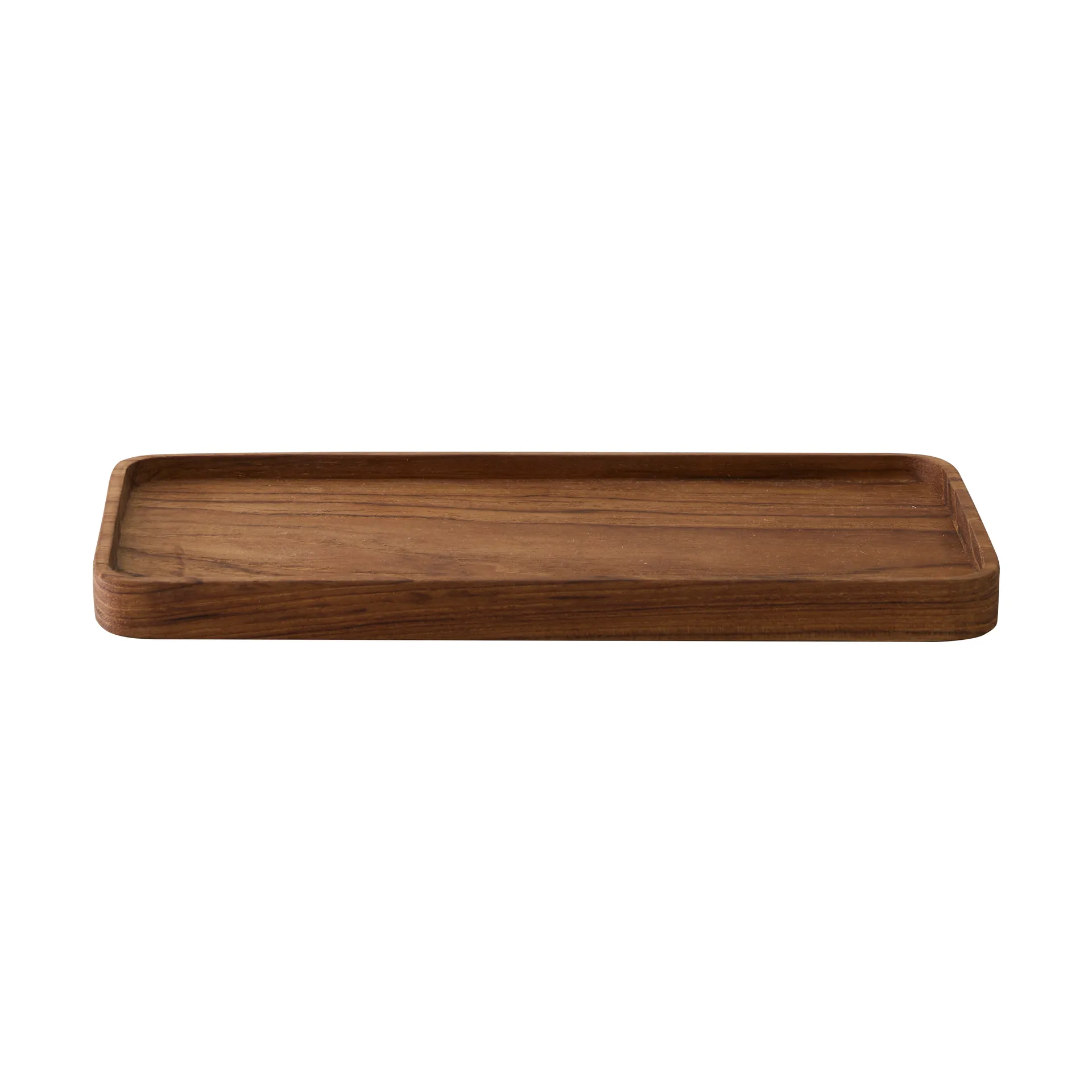 Tell Me More Teak serveringsbakke 12,5x27,5 cm. Brun