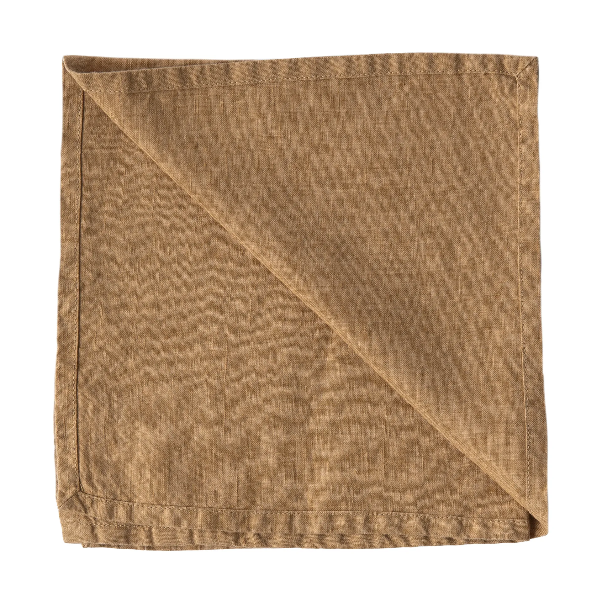 Tell Me More Washed linen stofserviet 45x45 cm Hazelnut