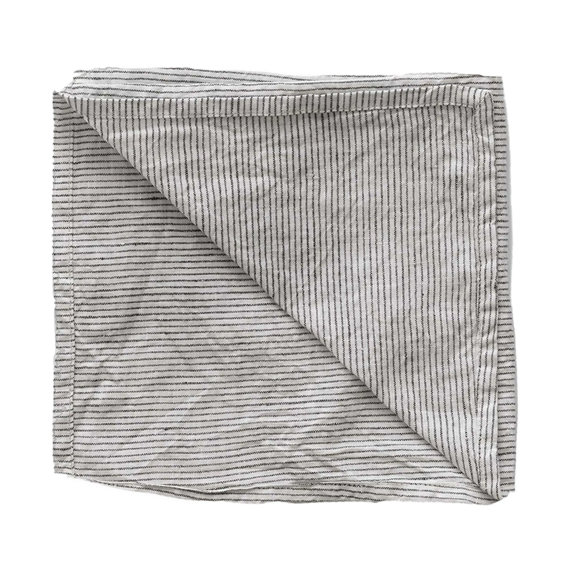 Tell Me More Washed linen stofserviet 45x45 cm Pinstripe
