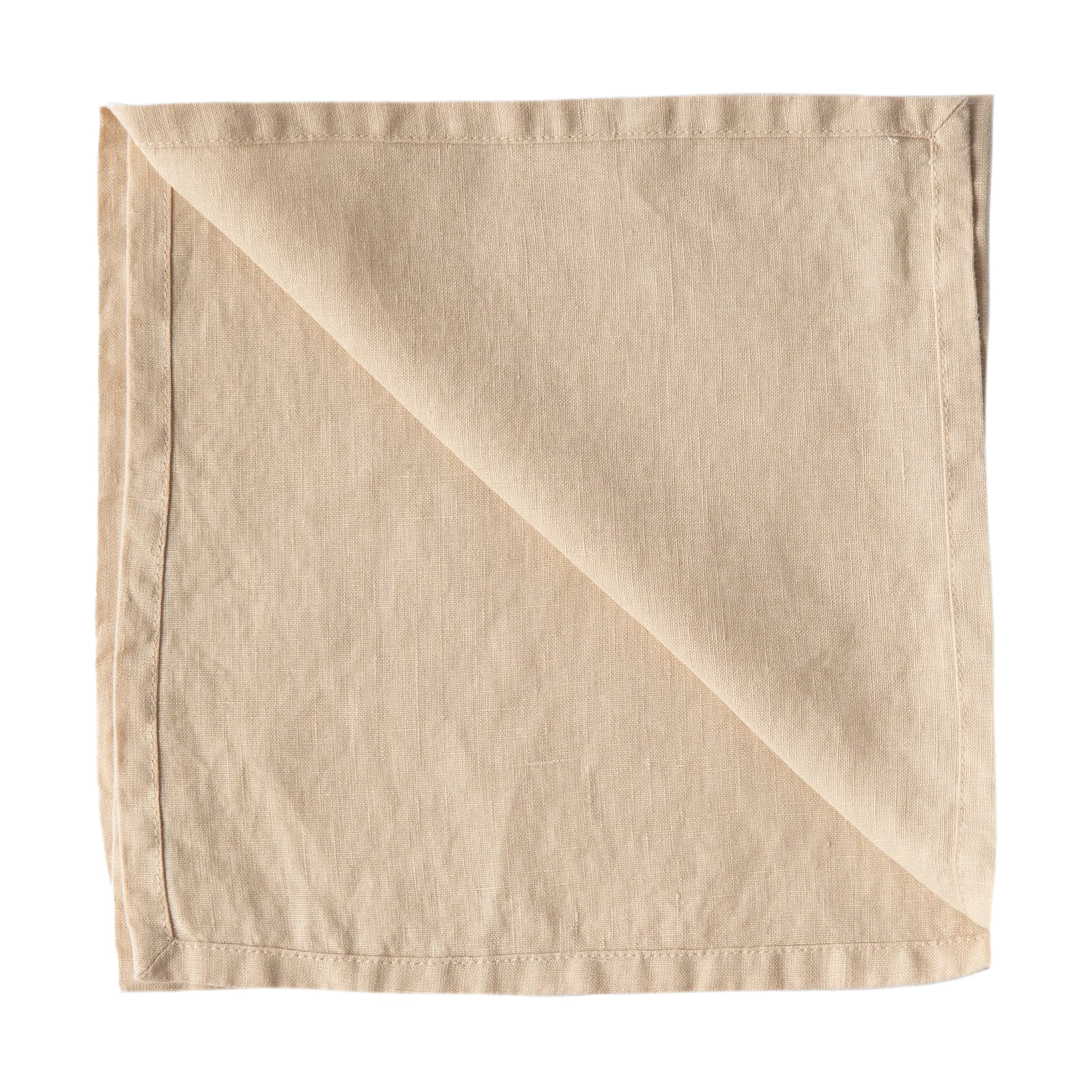 Tell Me More Washed linen stofserviet 45x45 cm Sand