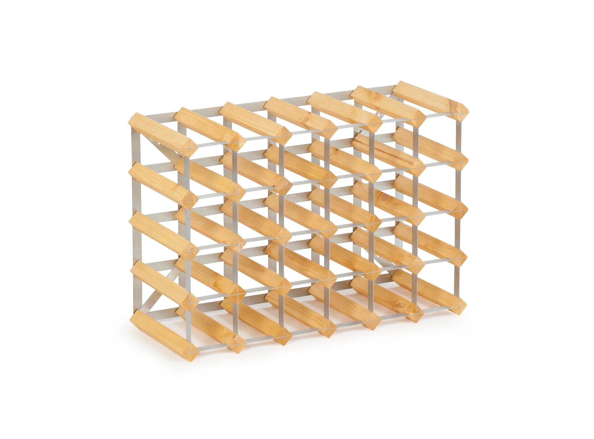 The Swedish Wine Rack Factory The Swedish Wine Rack Factory vinstativ 30 flasker udbyggbart Lys eg
