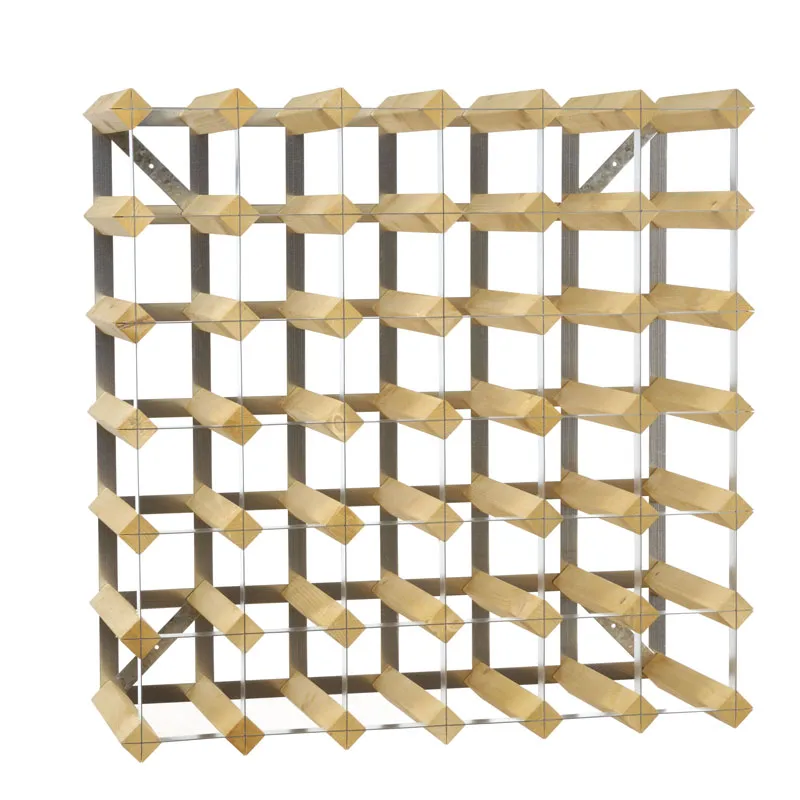 The Swedish Wine Rack Factory The Swedish Wine Rack Factory vinstativ 42 flasker udbyggbart Lys eg