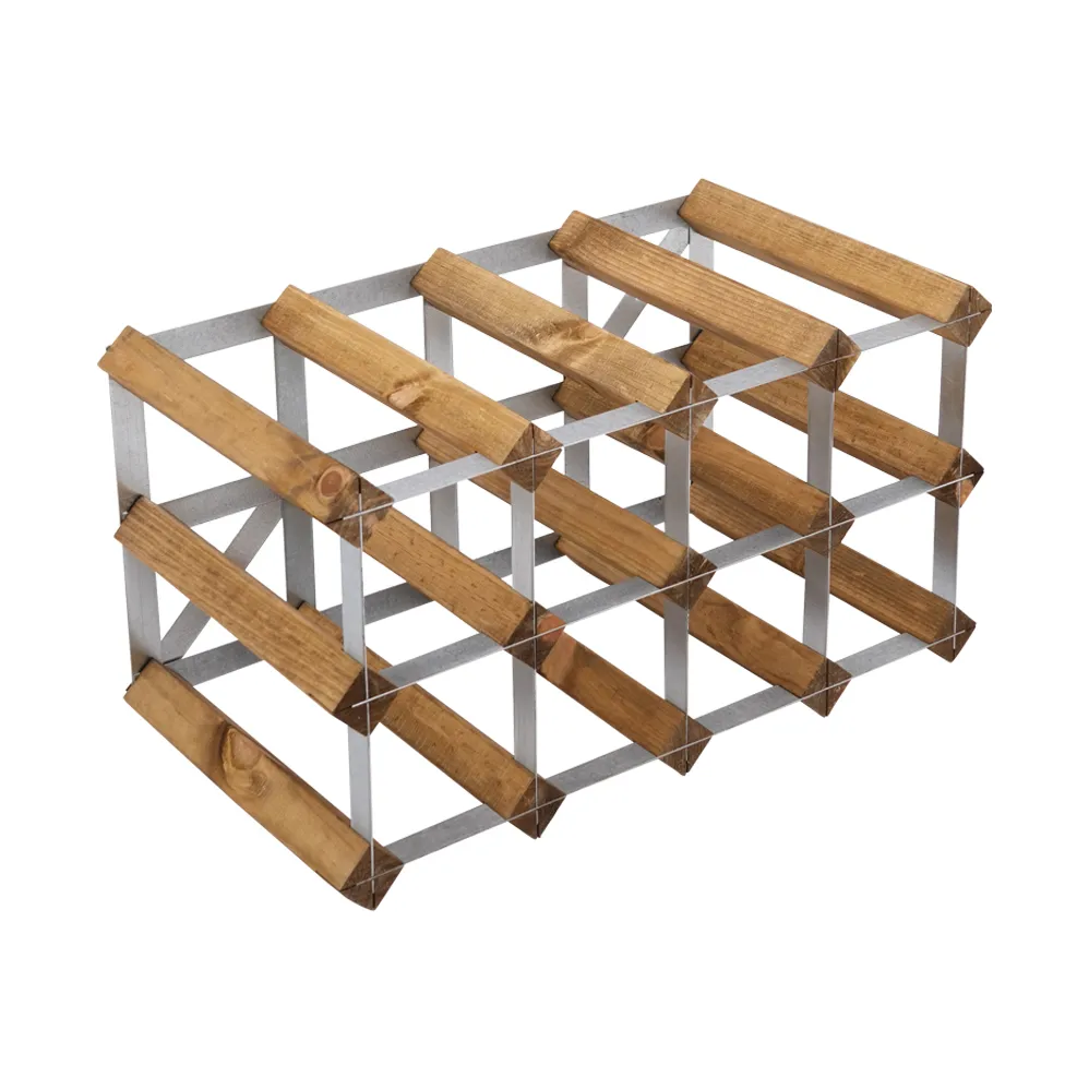 The Swedish Wine Rack Factory The Swedish Wine Rack Factory vinstativ monteret 12 flasker-lys fyrretræ