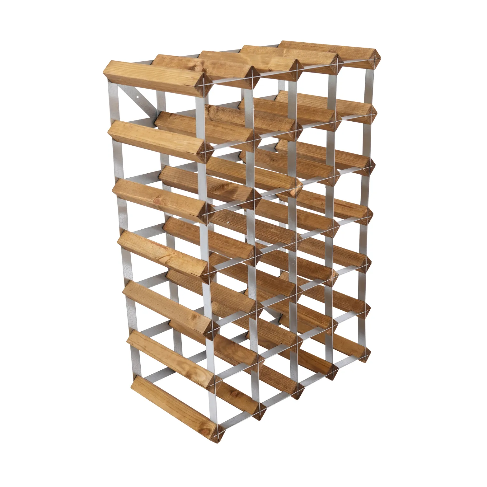 The Swedish Wine Rack Factory The Swedish Wine Rack Factory vinstativ monteret 30 flasker-lys fyrretræ