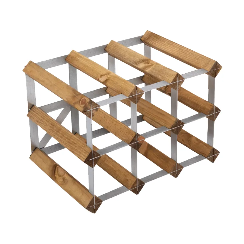 The Swedish Wine Rack Factory The Swedish Wine Rack Factory vinstativ monteret 9 flasker-lyst fyrretræ