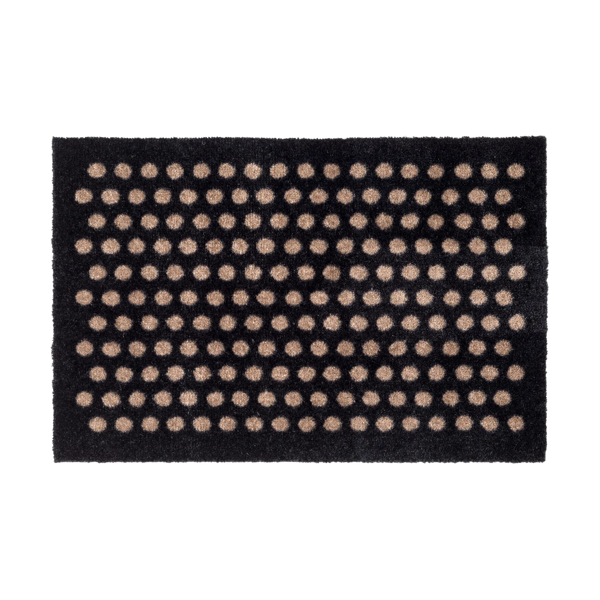 tica copenhagen Paillasson Dots Black-sand, cm