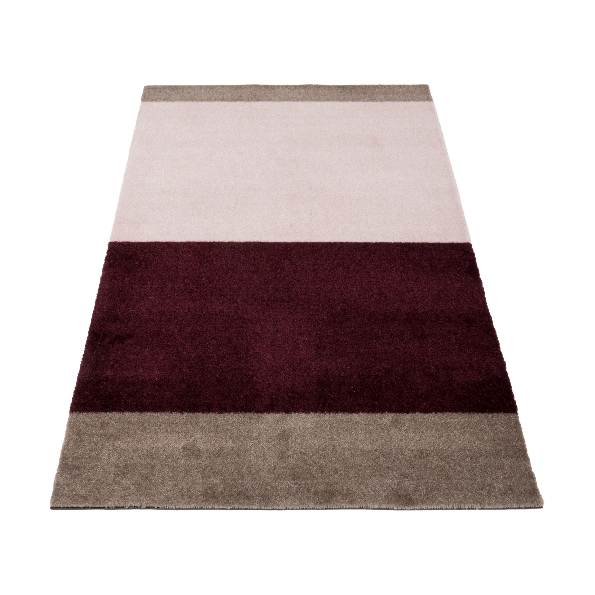 tica copenhagen Stripes by tica tapis de couloir horizontal Bordeaux-rose-sand, cm