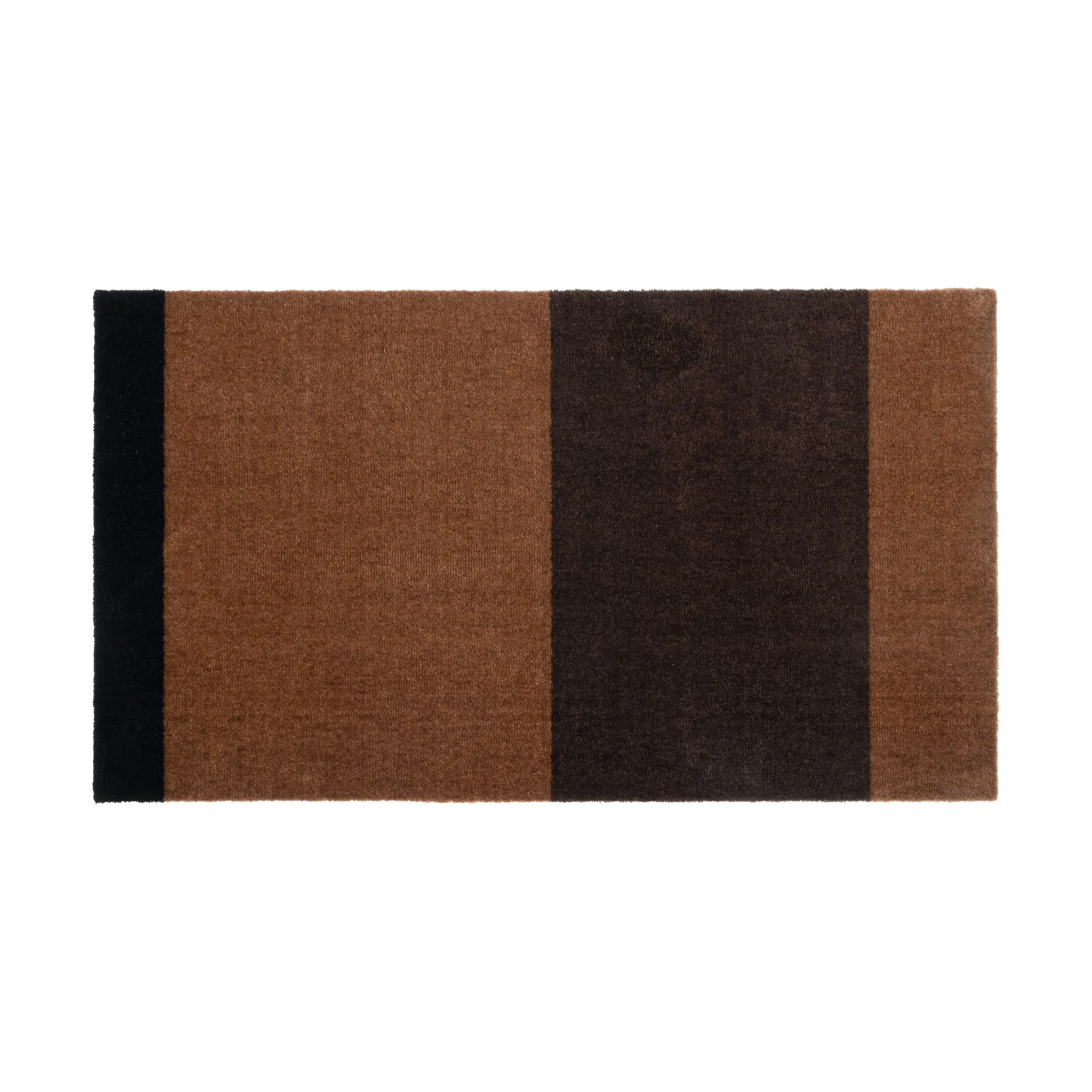 tica copenhagen Stripes by tica tapis de couloir horizontal Cognac-dark brown-black, cm