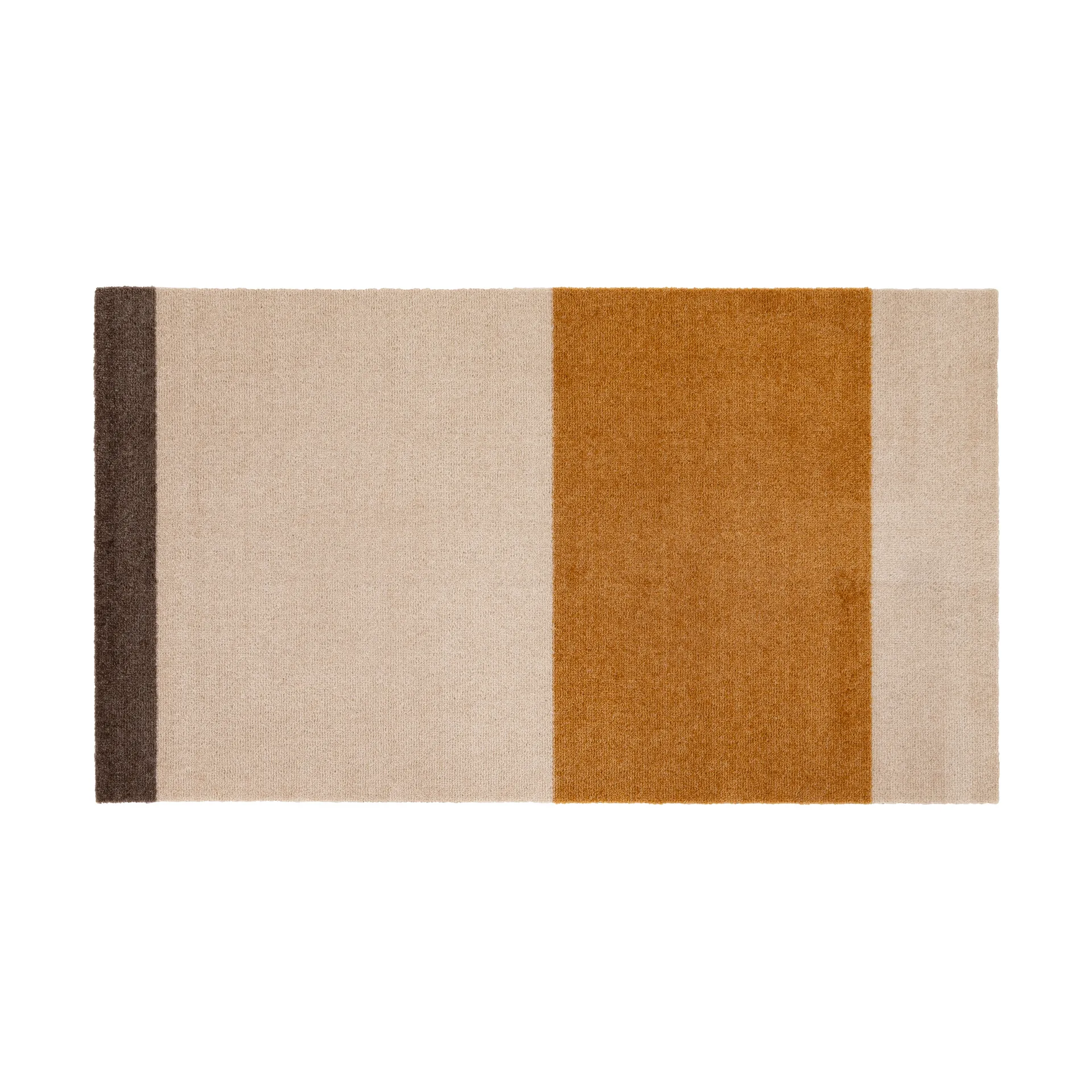 tica copenhagen Stripes by tica tapis de couloir horizontal Ivory-dijon-brown, cm
