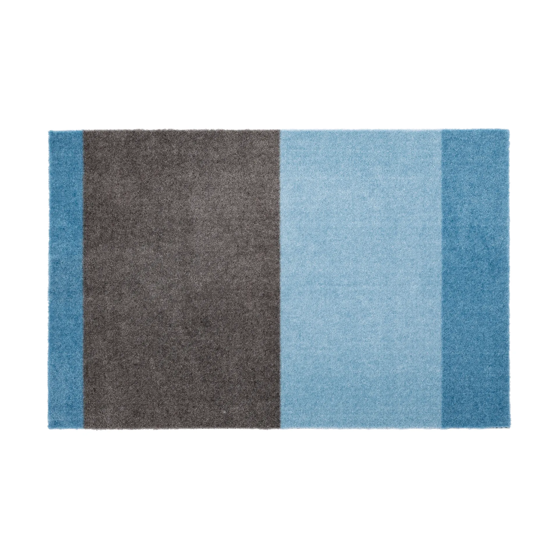 tica copenhagen Stripes paillasson horizontal Blue-steel grey, cm