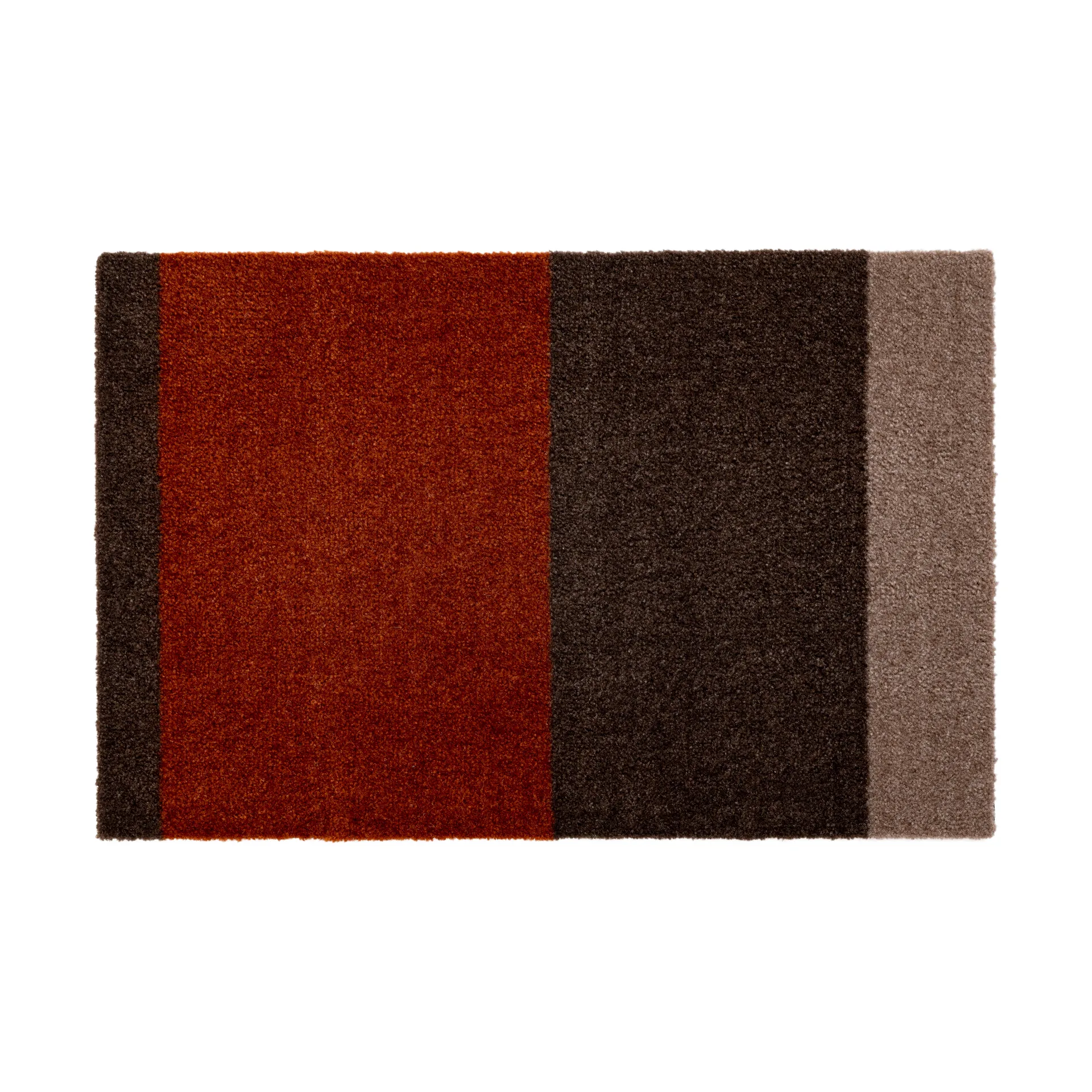 tica copenhagen Stripes paillasson horizontal Brown-terracotta, cm