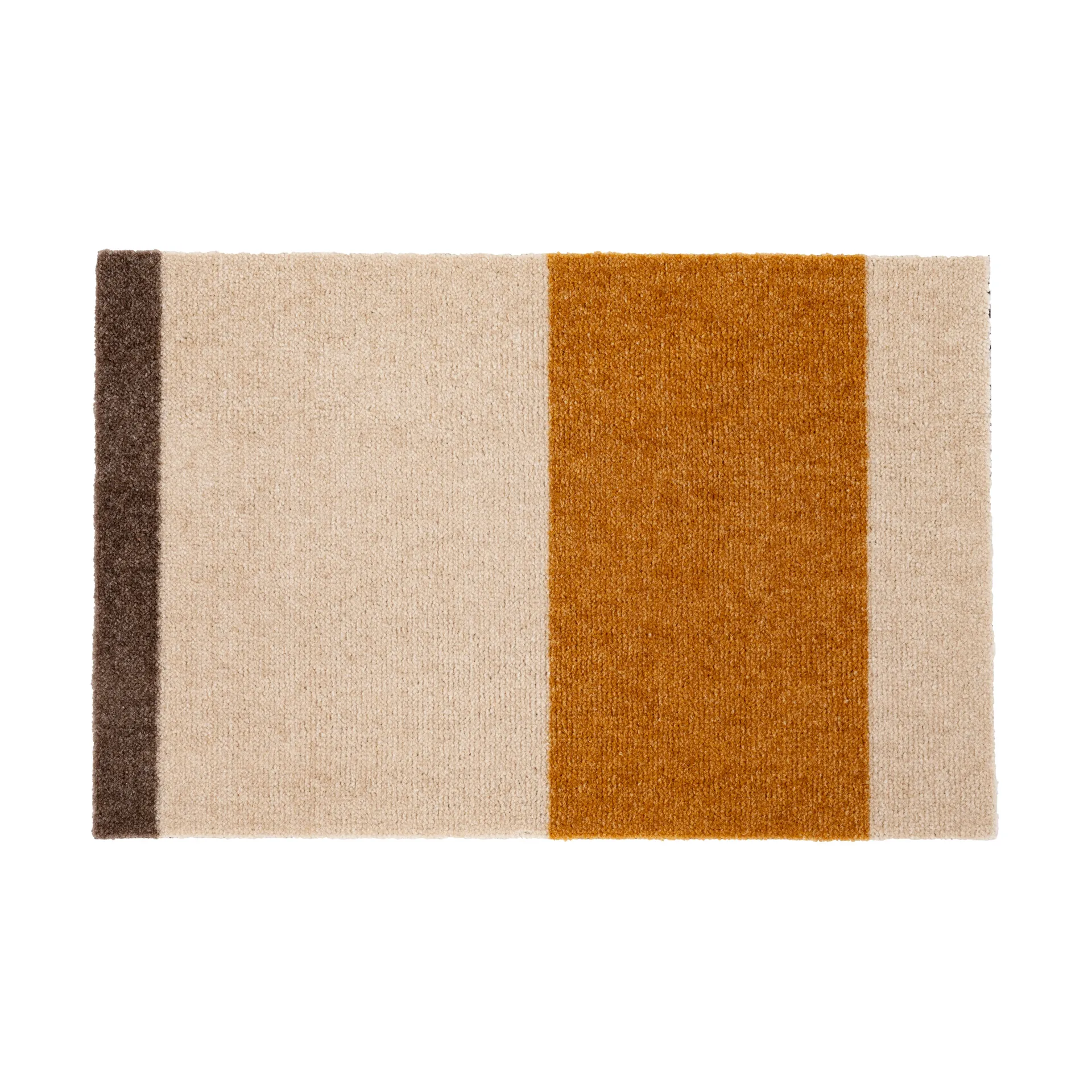 tica copenhagen Stripes paillasson horizontal Ivory-dijon-brown, cm