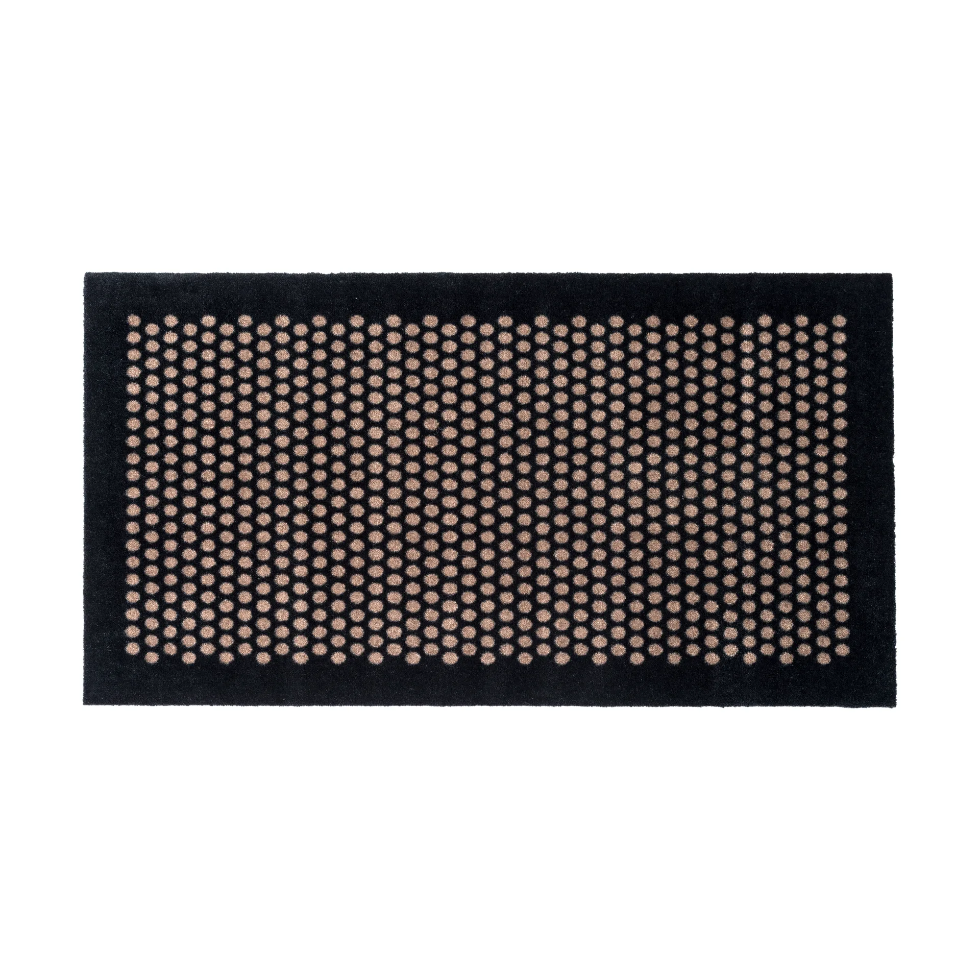 tica copenhagen Tapis de couloir Dots Black-sand, cm