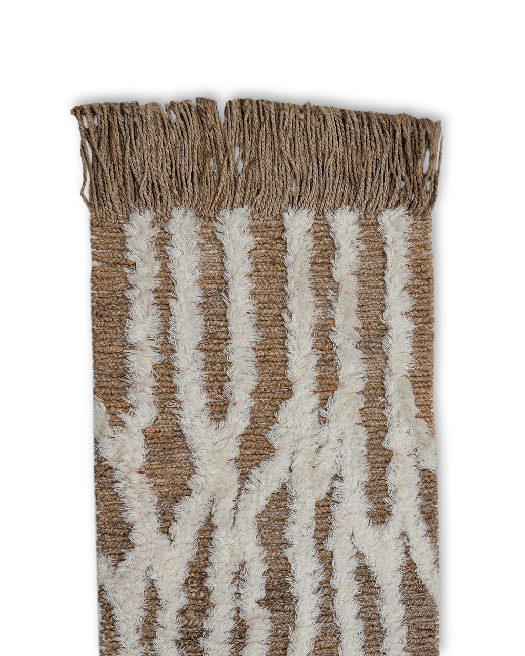 Tinted Chemin de couloir en laine Wahl cm Brown-offwhite