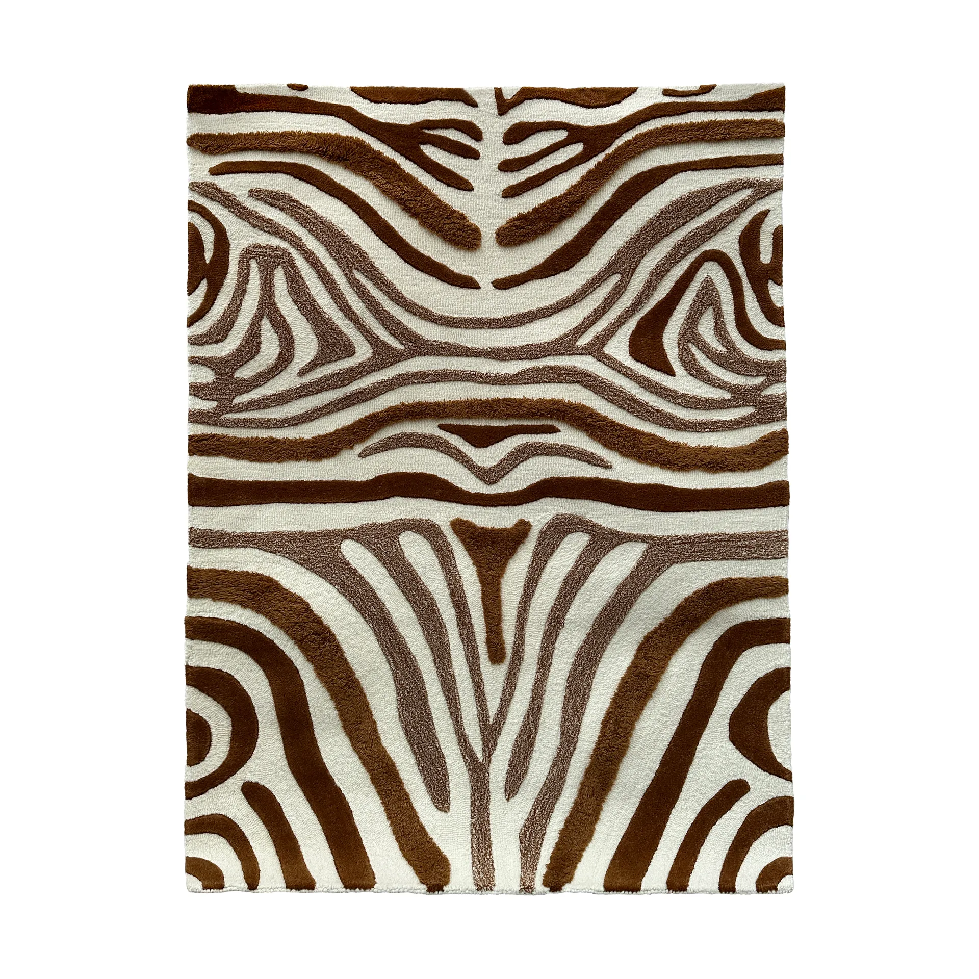 Tinted Tapis en laine Jepson cm Brown-off white