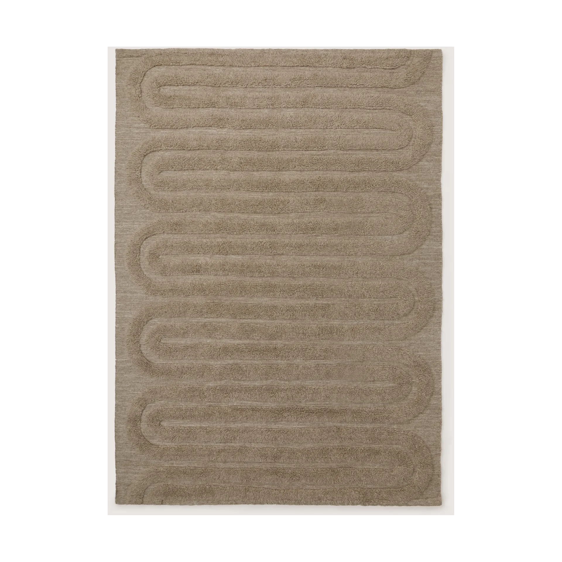 Tinted Tapis en laine Riklund Beige-melange, cm