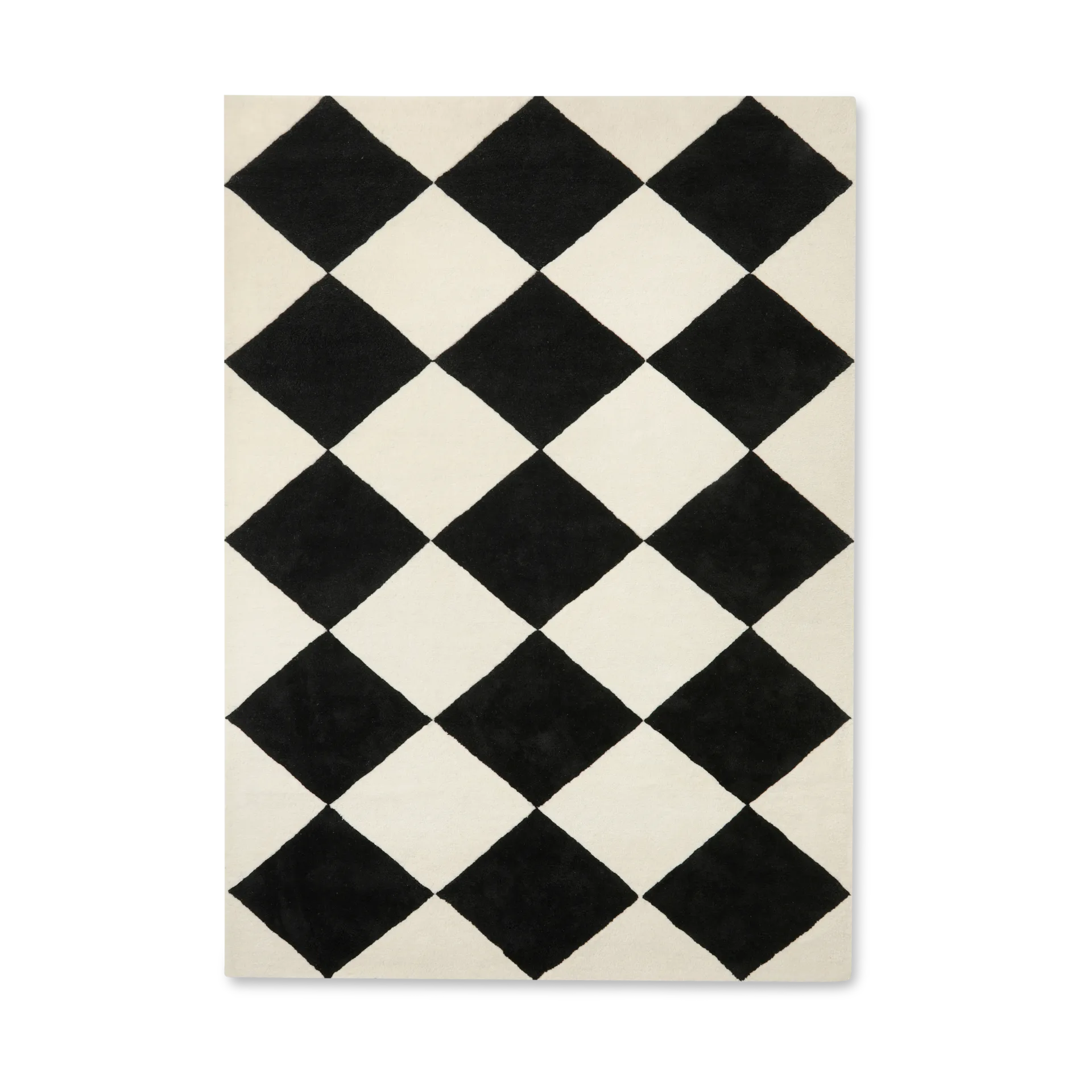 Tinted Tapis en laine Tenman cm Black-white