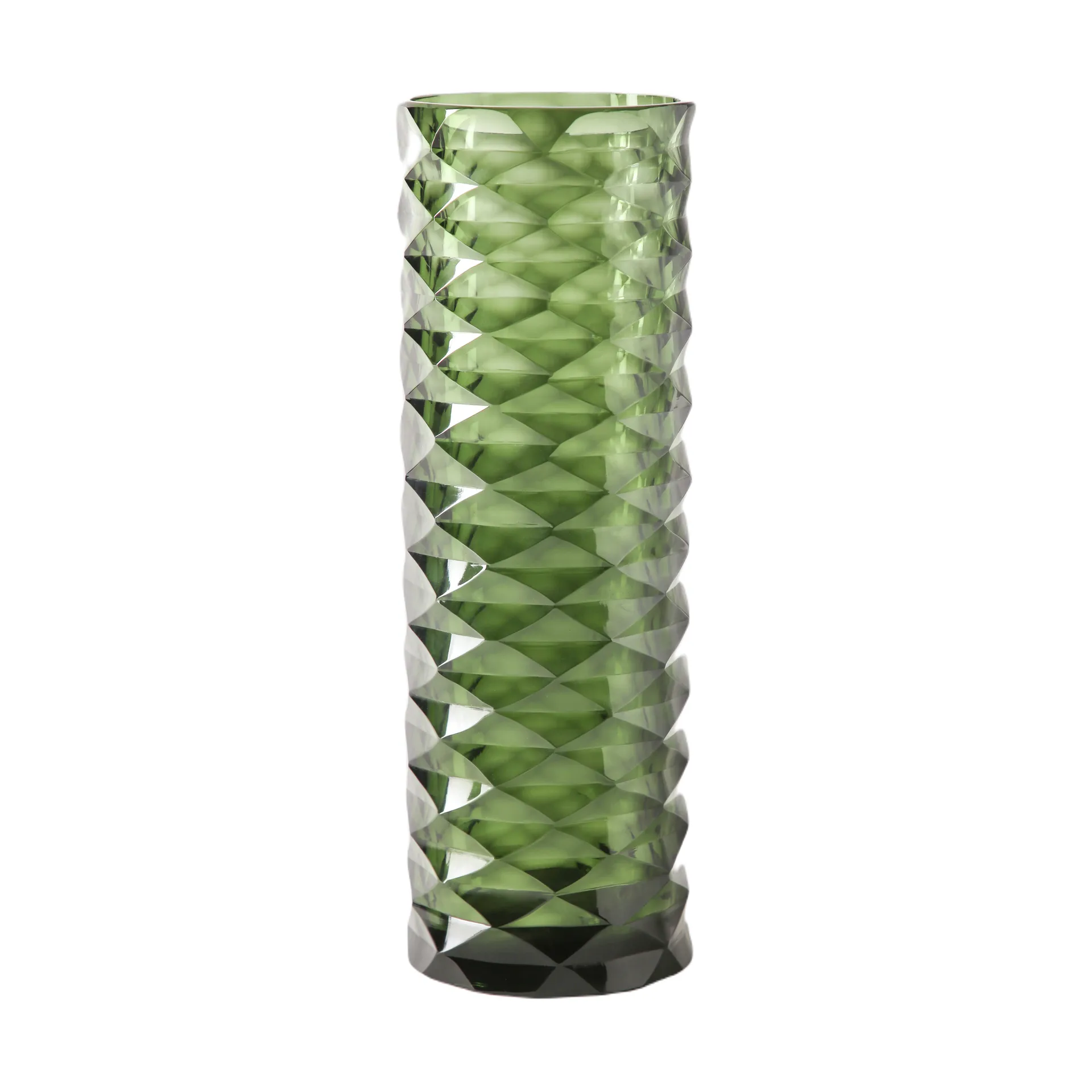 Tinted Vase Hoijer Ø10x29 cm Green