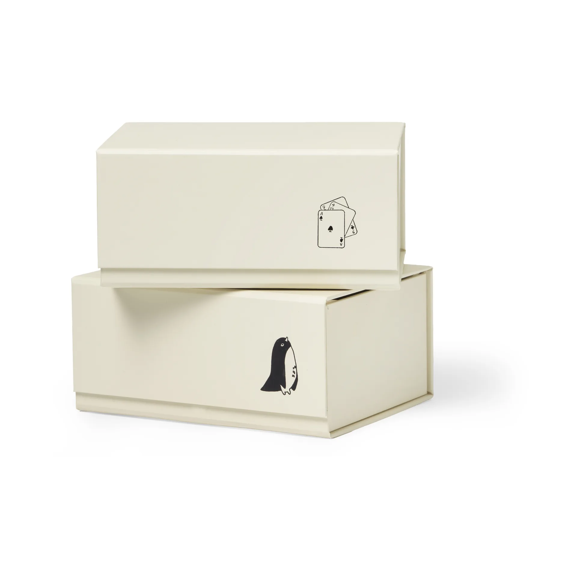 TÔNN furniture Boîte de rangement Pac box TÔNN x MAJASBOK Off-white, Lot de 2