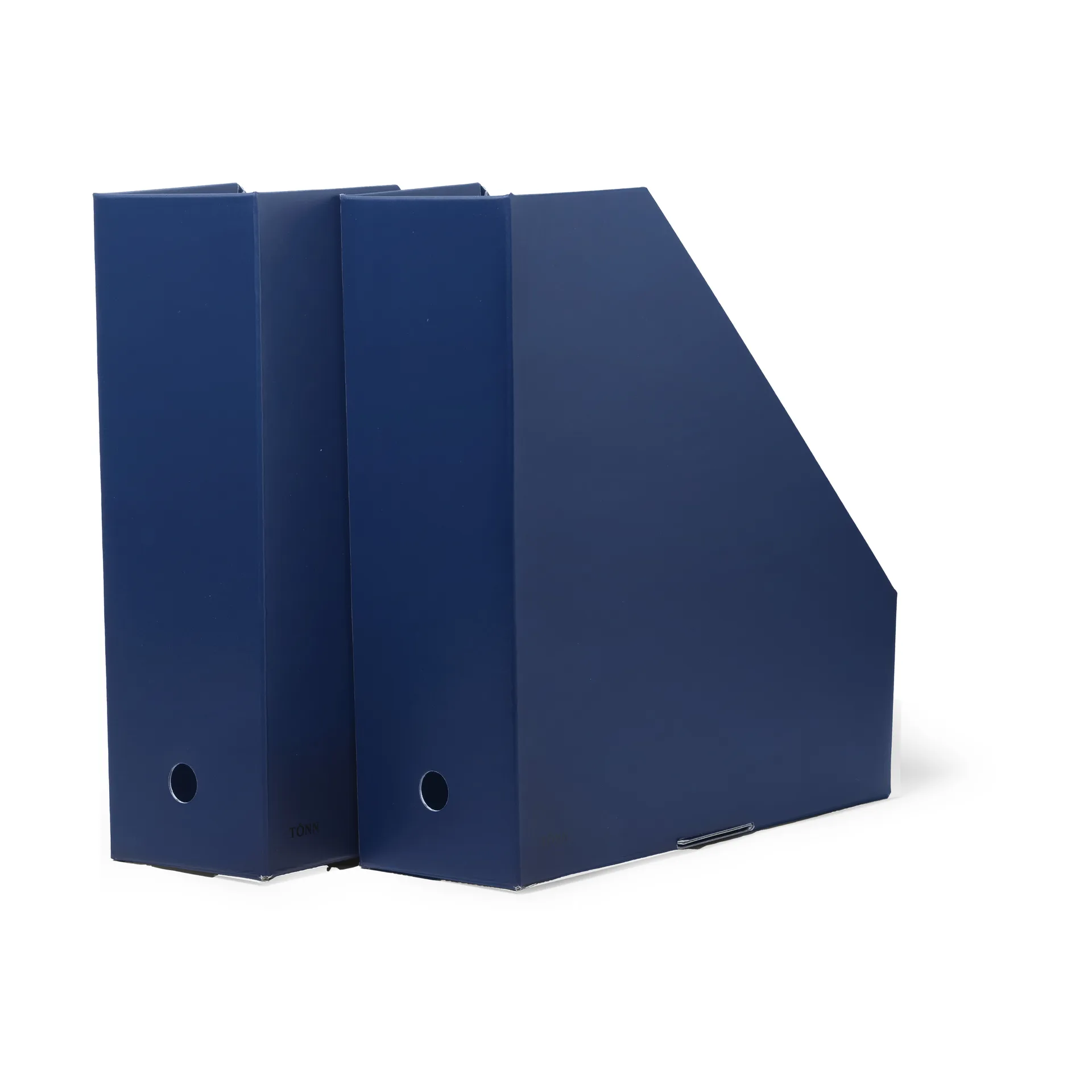 TÔNN furniture Range-documents Pia Bleu minuit, cm, Lot de 2