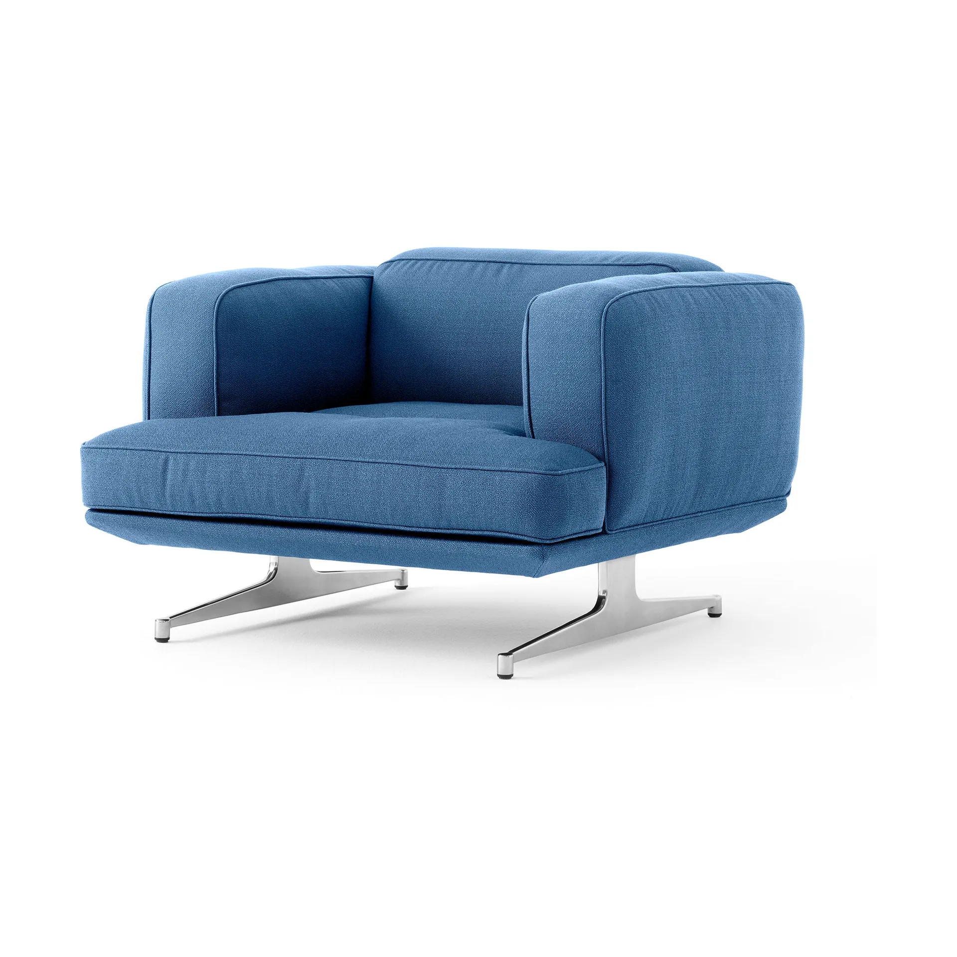 &Tradition Fauteuil Inland AV21 Vidar 733 - aluminium poli