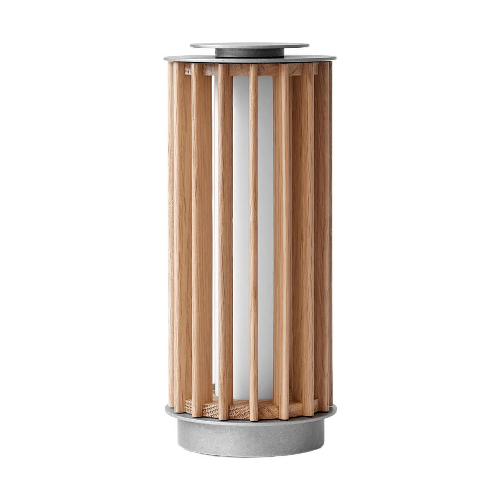&Tradition Numbra TY3 lampe de table portable Chêne laqué-aluminium grenaillé