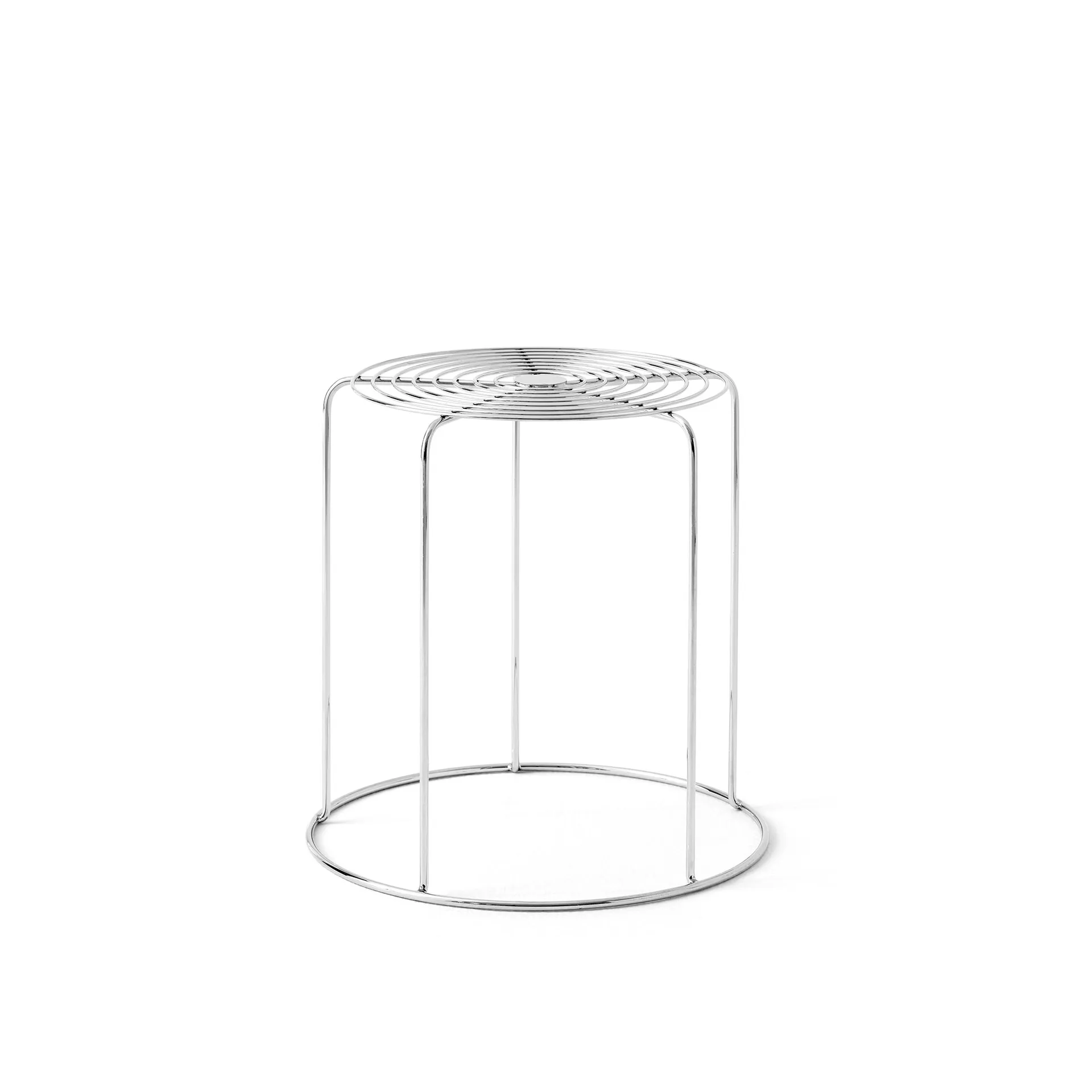 &Tradition Tabouret Wire VP11 Stainless steel