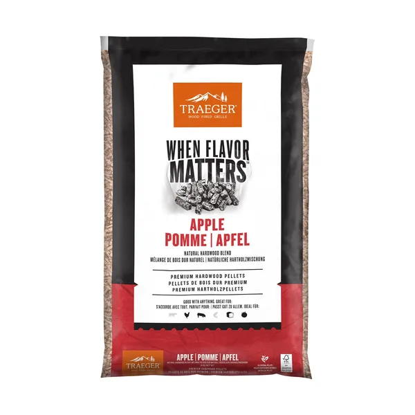 Traeger Äpple Träpellets, 9 kg