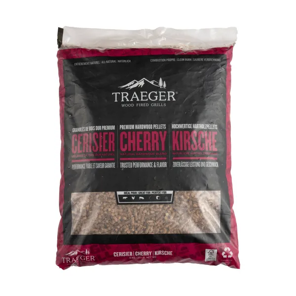 Traeger Körsbär Träpellets, 9 kg