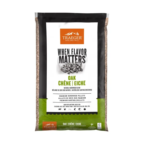 Traeger Oak träpellets, 9 kg