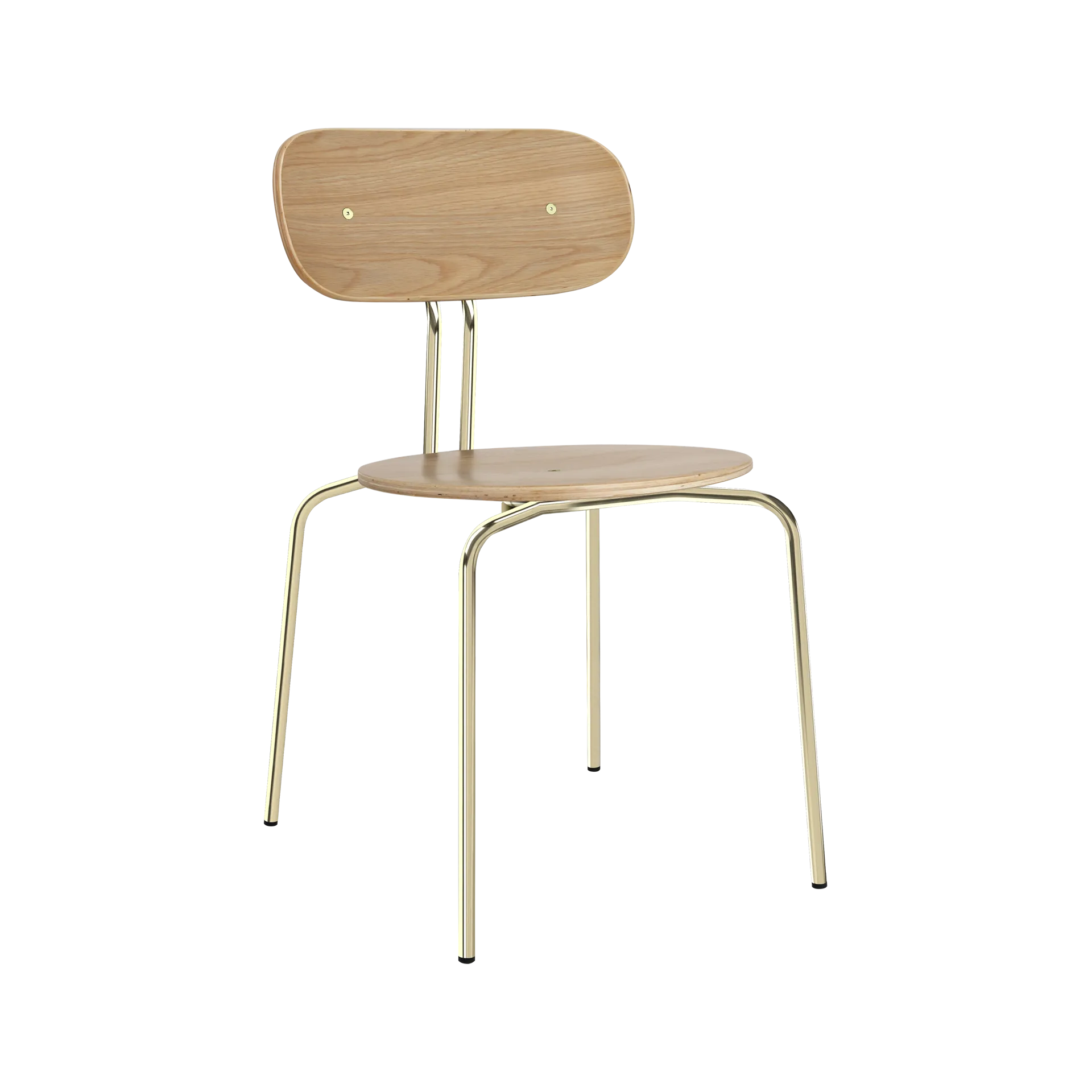 Umage Chaise Curious Oak-brass legs