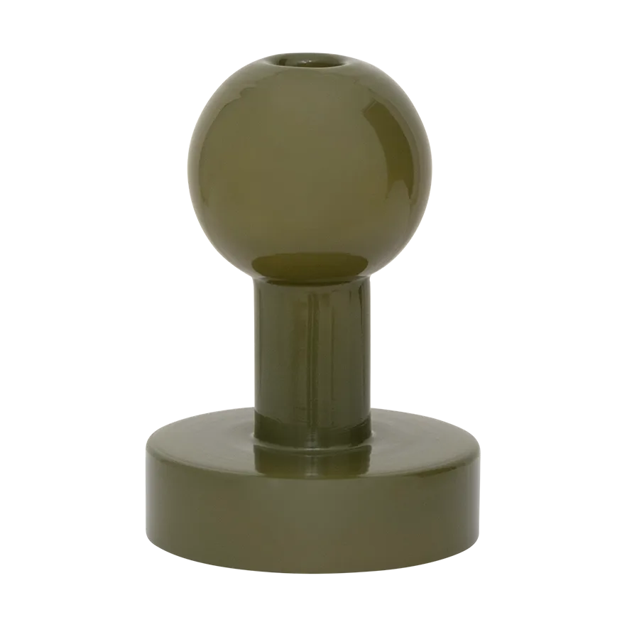 URBAN NATURE CULTURE Bougeoir Pallo A 14,6 cm Capulet olive