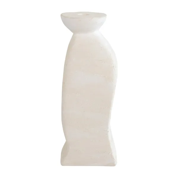 Sassi B ljusstake 30 cm, Chalk