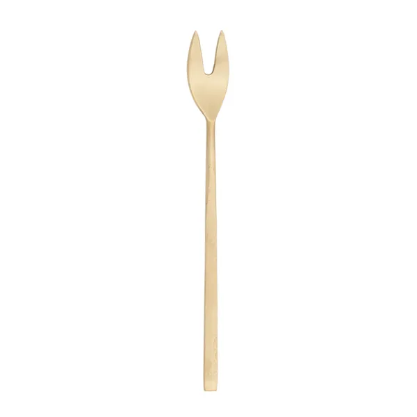 UNC serveringsgaffel 16 cm, Mässing