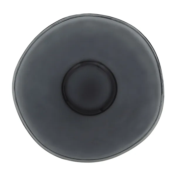 UNC tallrik återvunnet glas Ø23 cm, Ebony