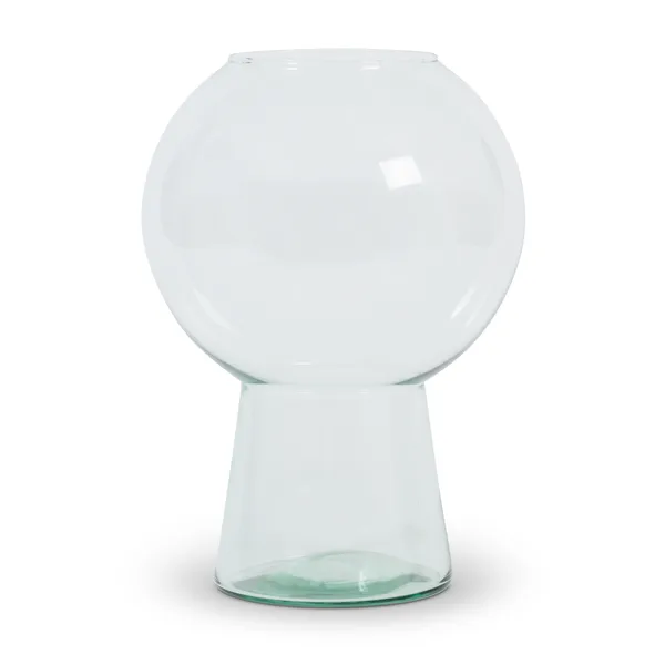 UNC vas återvunnet glas L 24,9 cm, Klar