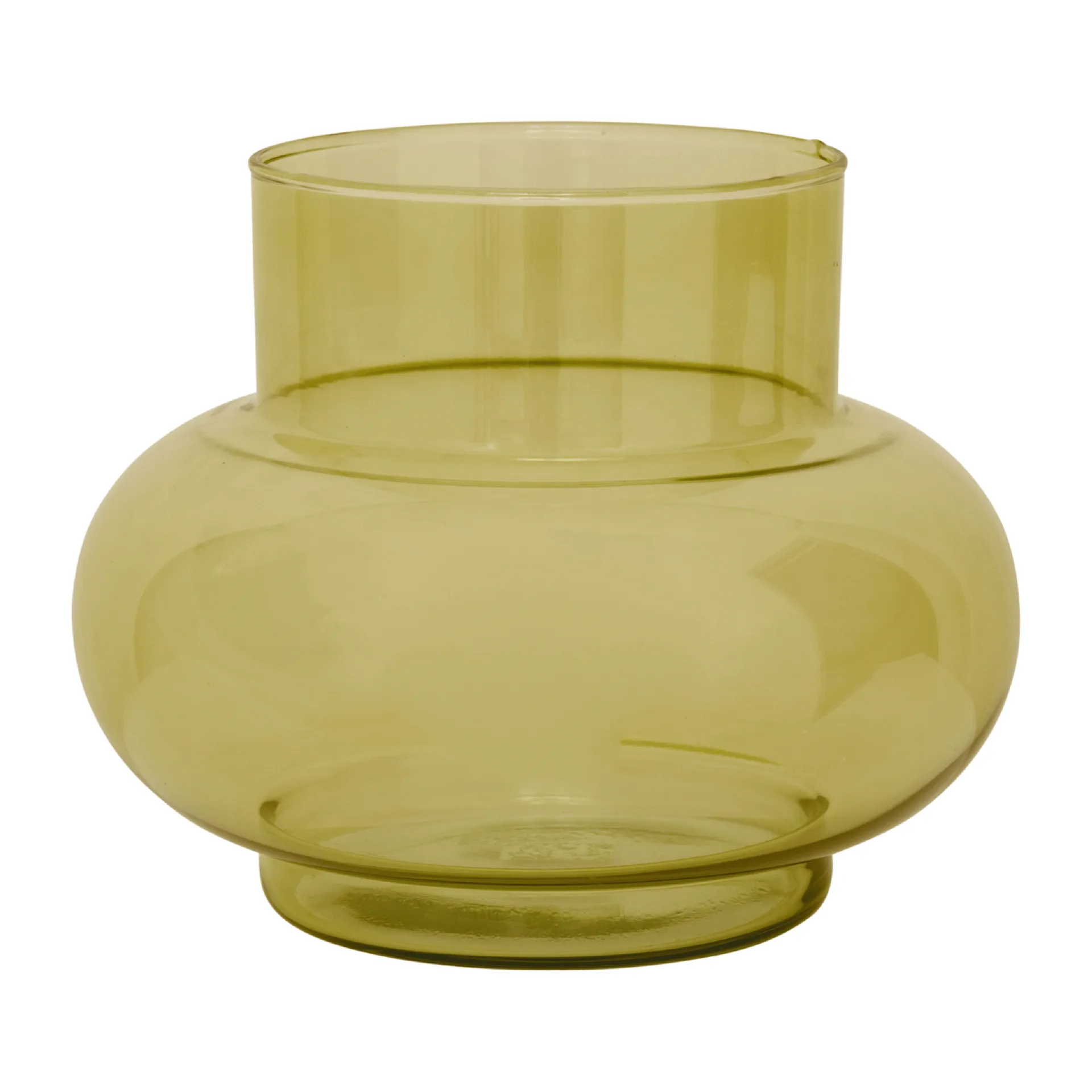 URBAN NATURE CULTURE Vase Tummy B 17,5 cm Olive oil