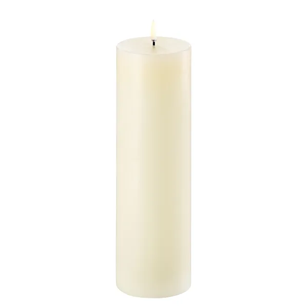 Uyuni Lighting Pillar LED-lys 7,8 x 25 cm Ivory