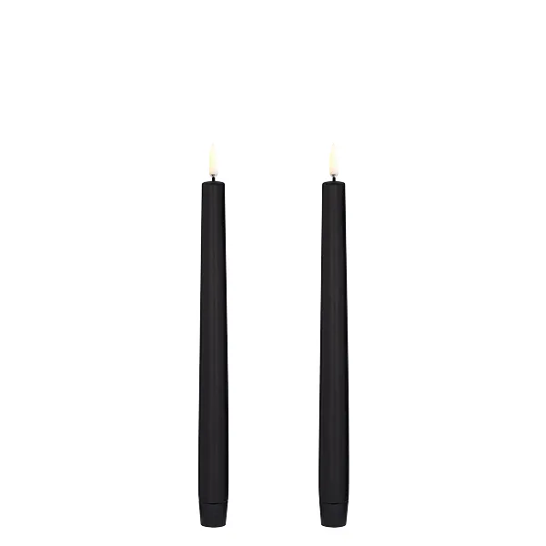 Taper LED-ljus 2-pack Ø2,3x25 cm