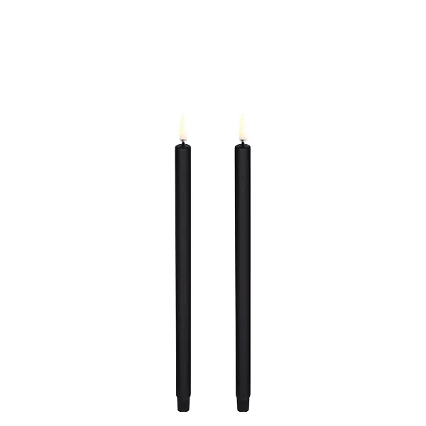 Taper mini LED-ljus 2-pack 1,3 x 25 cm