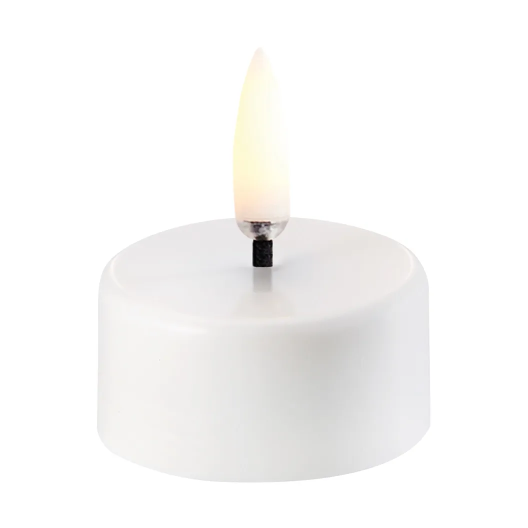 Tealight 400 LED Lys - B3,9 x H2 - Hvid - Uyuni Lighting