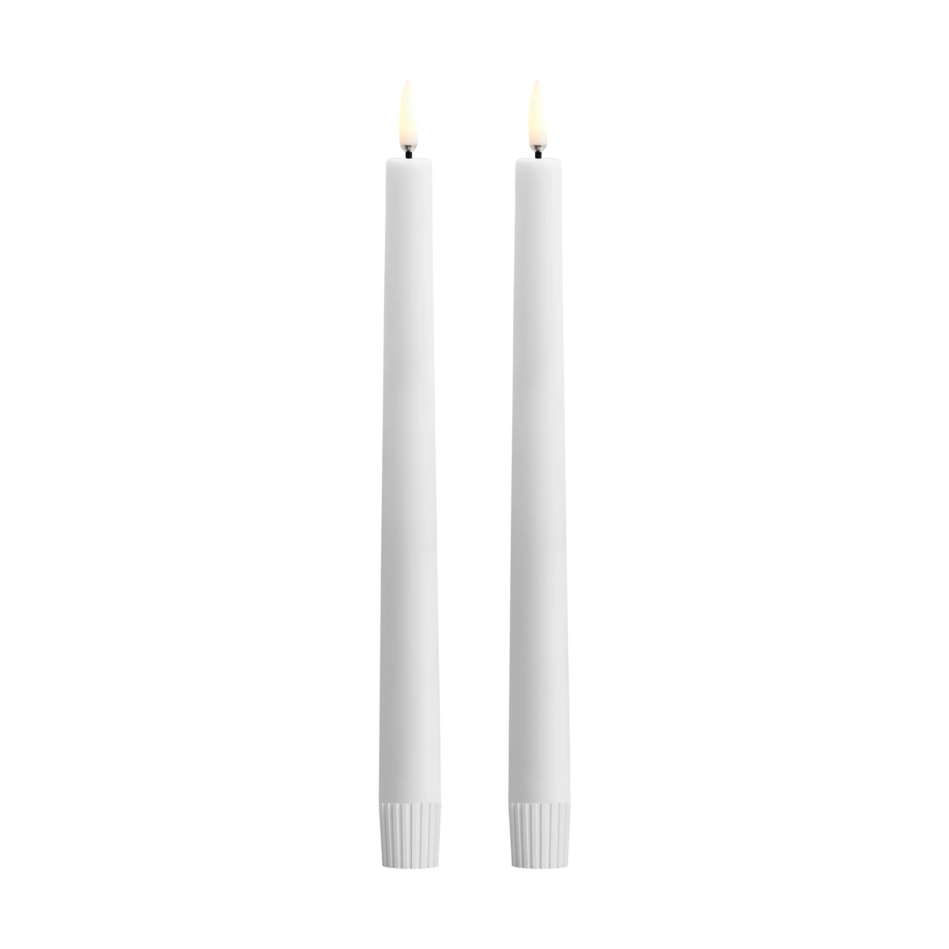 Uyuni Lighting Uyuni LED Kronelys hvid 2-pak Ø2,3 × 25,2 cm