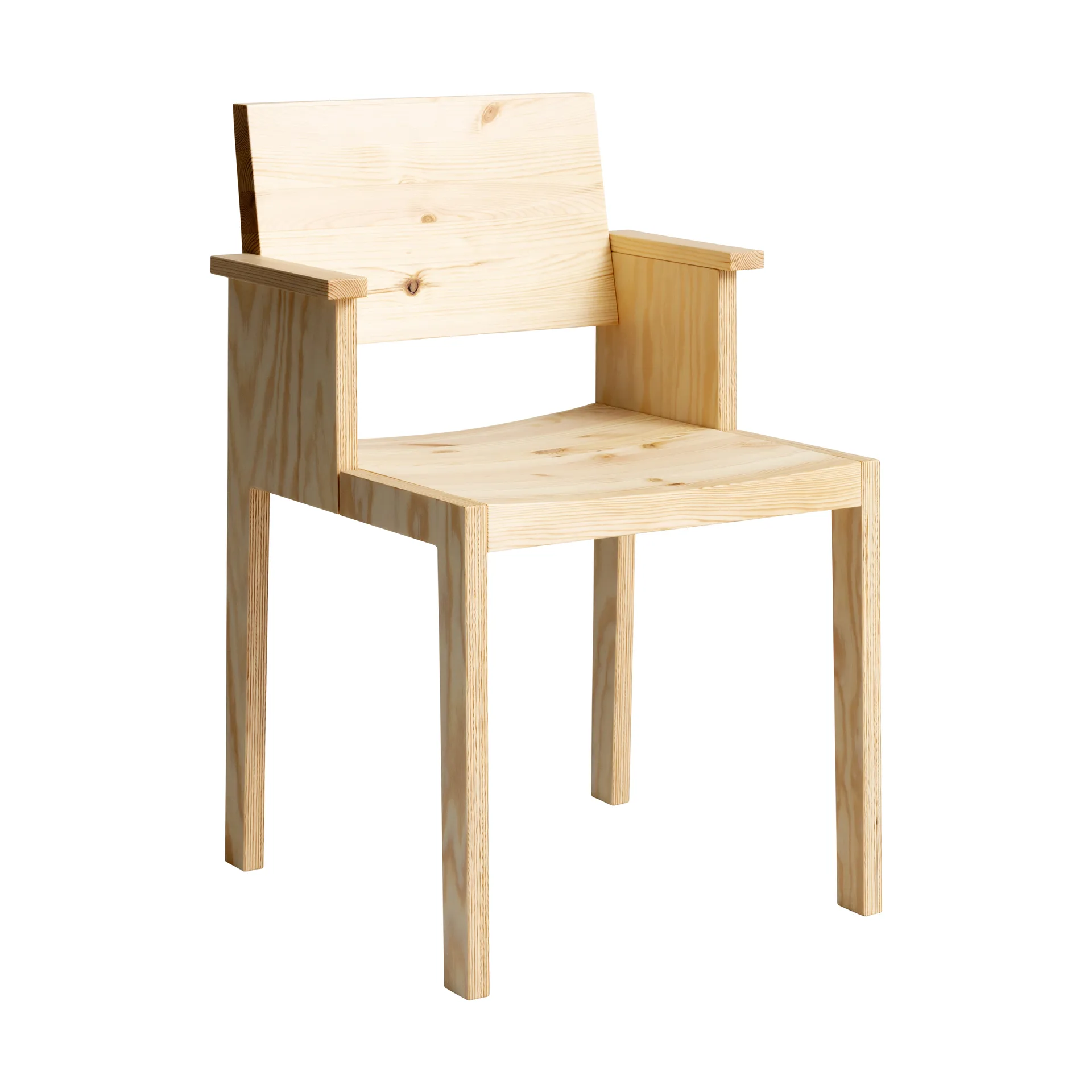 Vaarnii Fauteuil à accoudoirs 016 Maasto Dining Armchair Pin en huile-cire mat