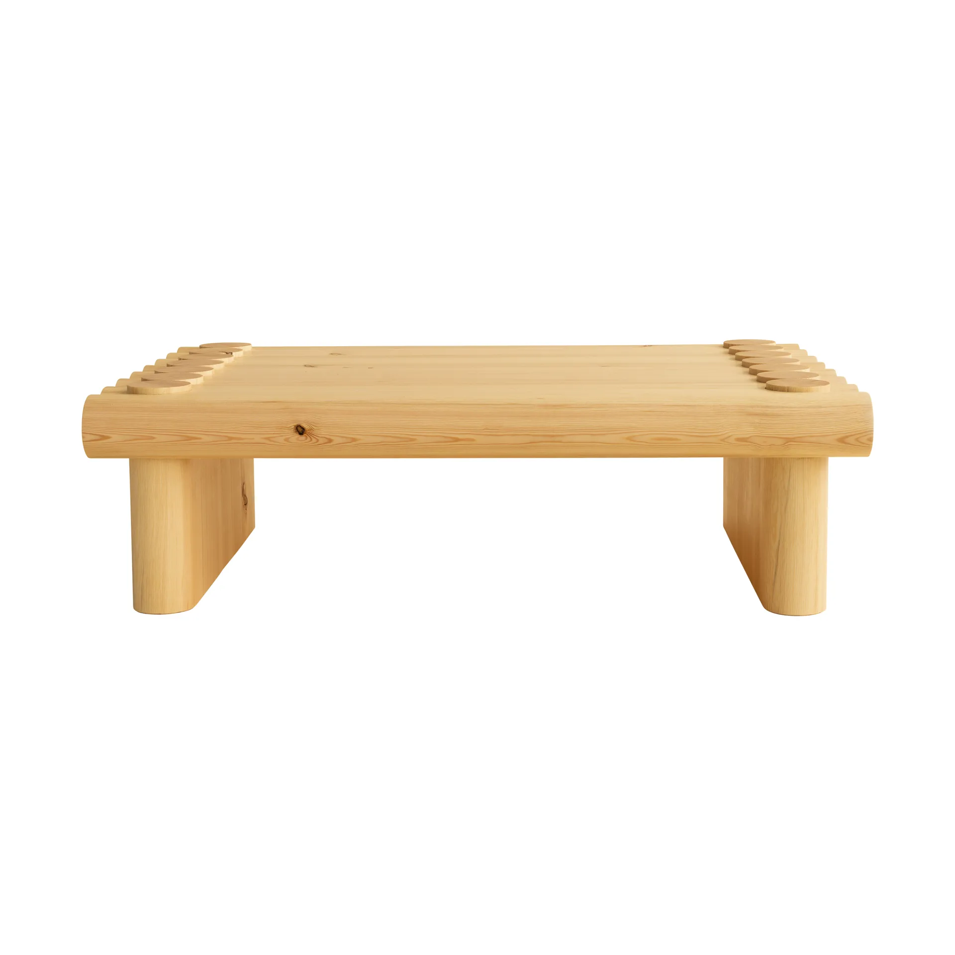 Vaarnii Table basse 004 Coffee Table Pin en huile-cire mat, cm