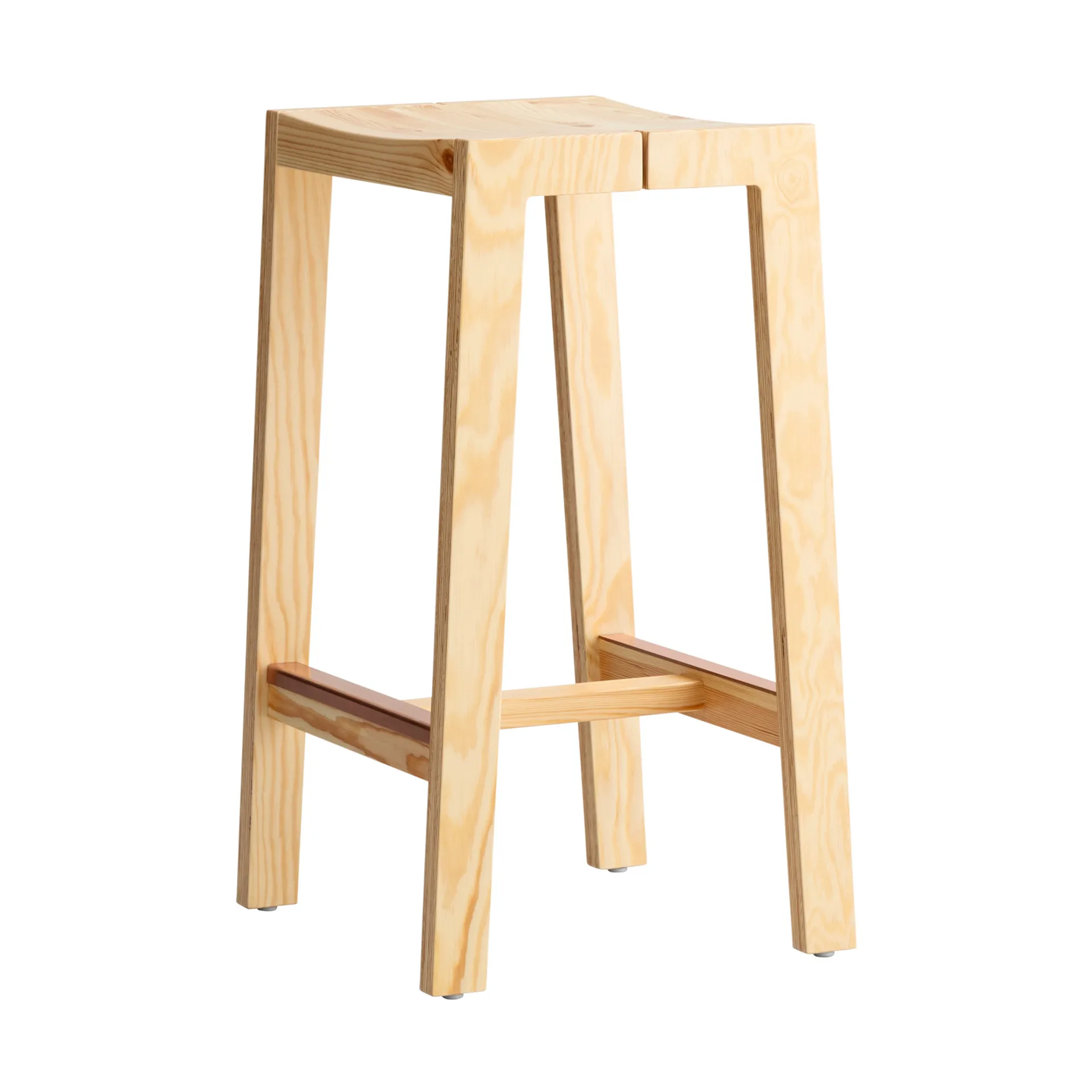 Vaarnii Tabouret de bar 016 Maasto Bar Stool Pin en huile-cire mat,