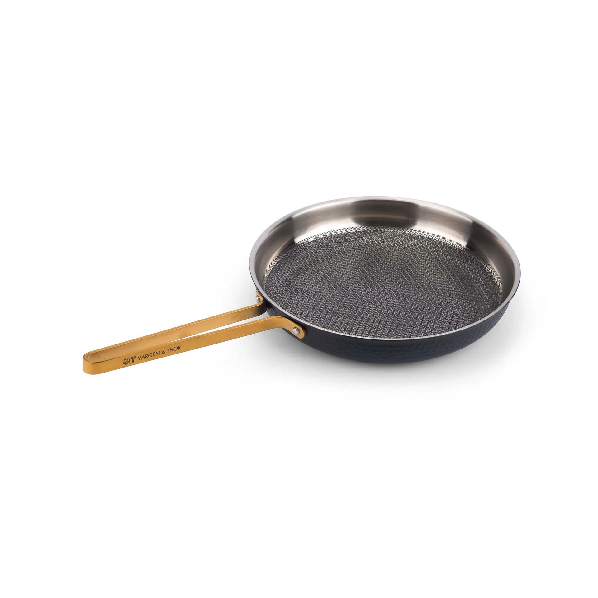 Vargen & Thor Arvet hamret sort stegepande Model Xb, Ø28 cm